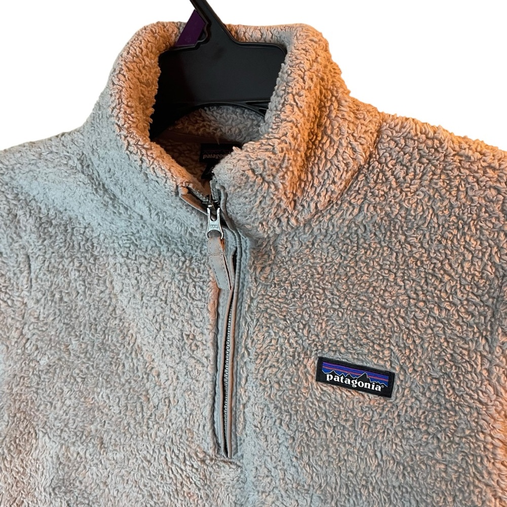 Patagonia Jacket Womens Medium Gray Fleece  Outdoor Hiking Recycled Polyester - Picture 3 of 6